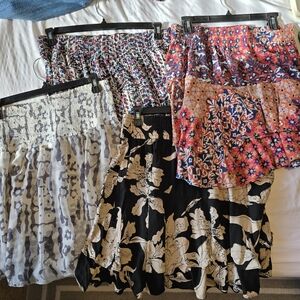 Cabi Skirts - 4 Medium Size Skirts. Floral and Abstract Women's Skirt Collection